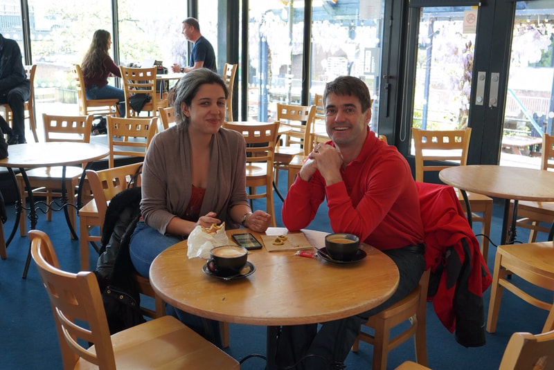 Picture of some happy customers at The Cafe Project