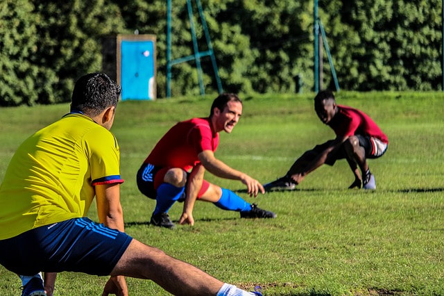 Picture of three men fitness training in a park Image: Pixabay